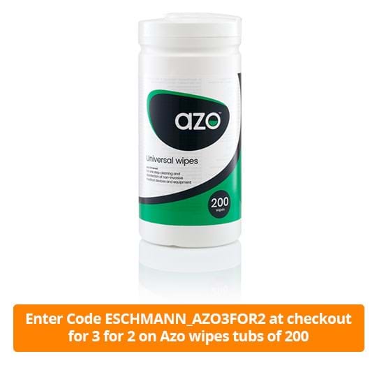 Azo Alcohol Free Cleaning & Disinfectant Wipes Tub (200 wipes)