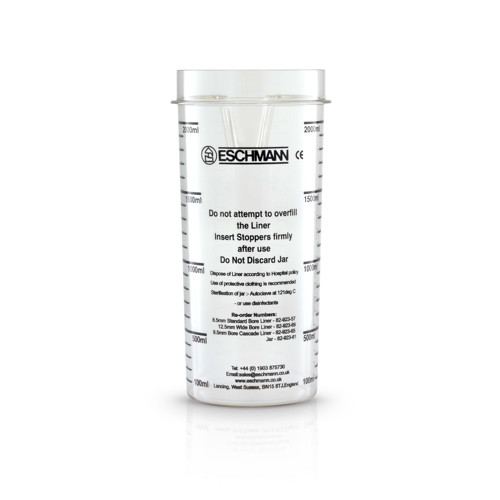 2 litre Jar for Standard disposable liner system (each)