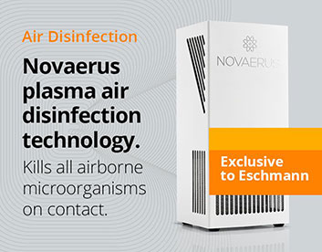 Air disinfection. Novaerus plasma air disinfection technology. Backed by science