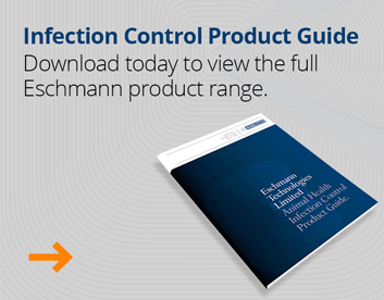Infection control product guide. Download today to view the full Eschmann product range.