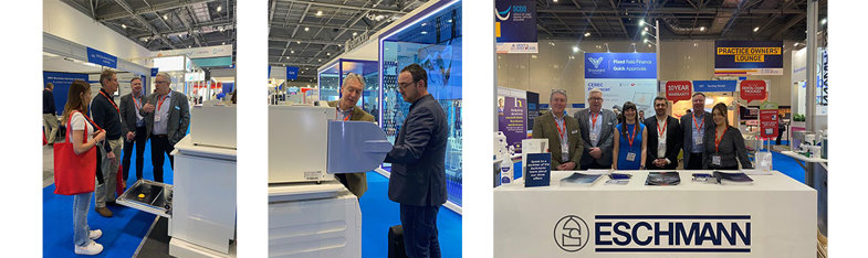 Eschmann team speaking to customers at our stand